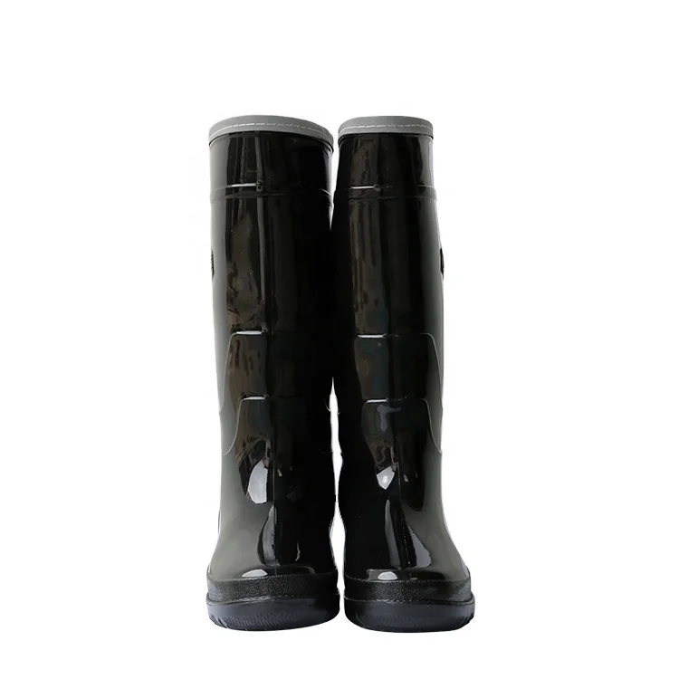Factory cheap protective PVC anti-slip safety work mining boots  agriculture farming rain boots shoes
