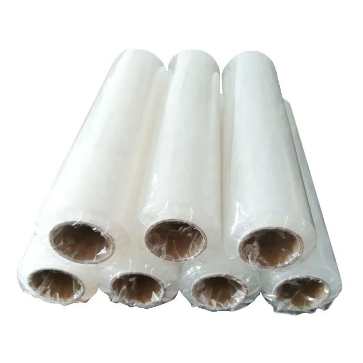 cast soft food wrapping plastic packaging pe food grade cling film jumbo roll 1500 m