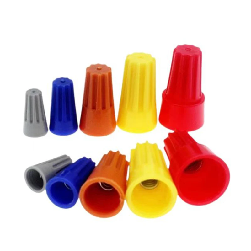 P1P2P3P4P6 crimping cap spring spiral terminal cap orange rotating terminal block