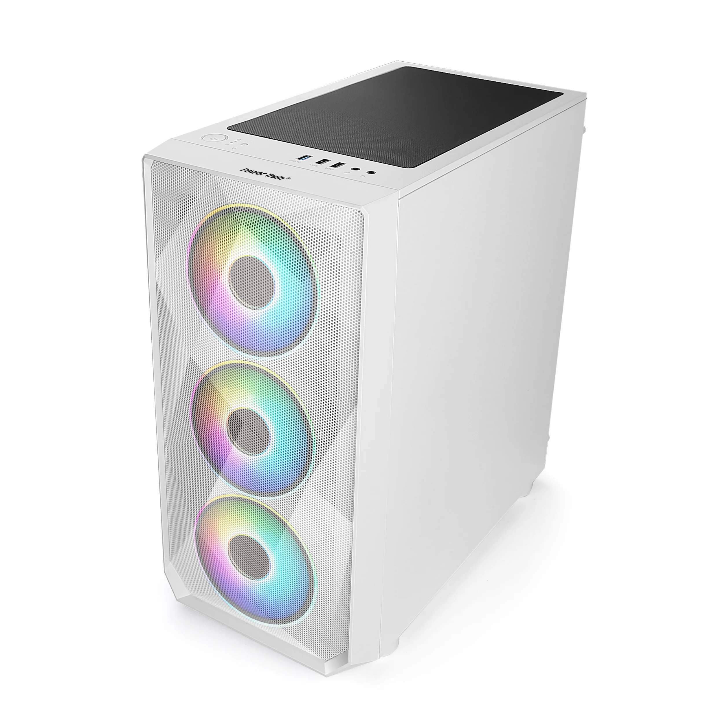 Gaming Desktop Game Console DIY Chassis Full Glass ATX Version Computer Case