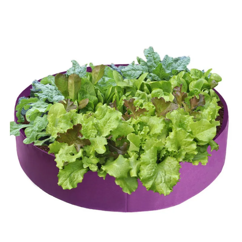 Planter Garden Potato Felt Fabric Plant Grow Bags Pots For Plants With Tray