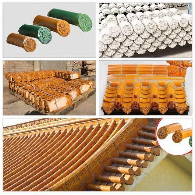 Wholesale glazed traditional Chinese ceramic roof tiles
