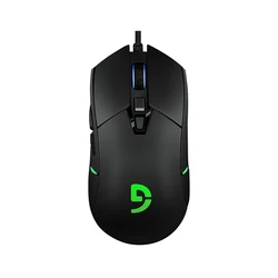 High performance wired game mouse RGB spectrum backlight ergonomic game mouse programmable up to 7200 DPI