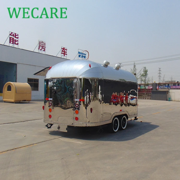 WECARE индивидуальный Многофункциональный прицеп для барбекю быстрого питания реморк мобильный грузовик мороженого продажи в Германии