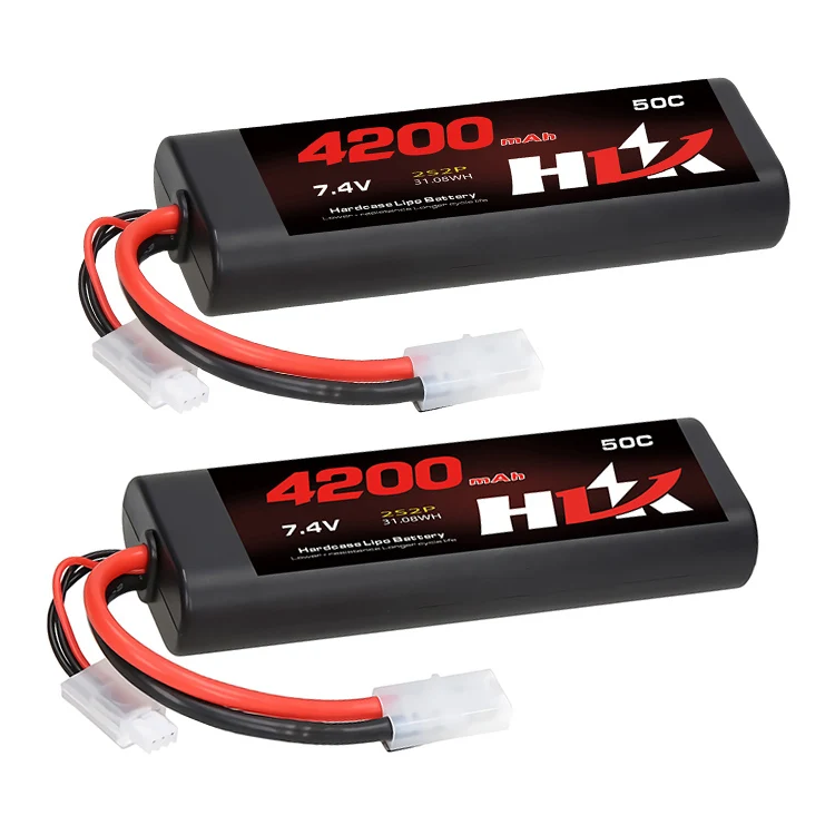 Hlk 4200Mah 7 4 V 2S 50C Rc автомобильный аккумулятор Lipo батареи для грузовика масштаба 1/10