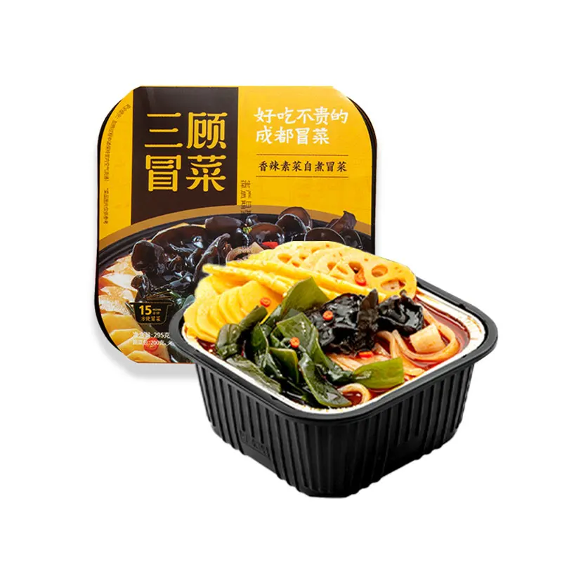 Конwee Kuanwei Sangu самонагреваемый горячий горшок для быстрого приготовления пищи 295 г/коробка пряный Овощной