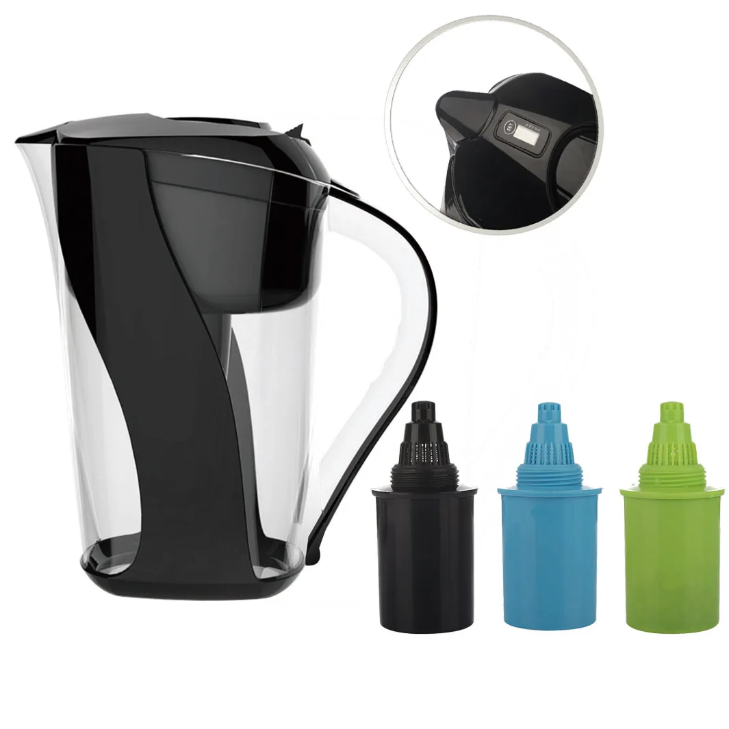 Alkaline Water Filter Pitcher produce Negative ORP stronger transforming regular water into Antioxidant water