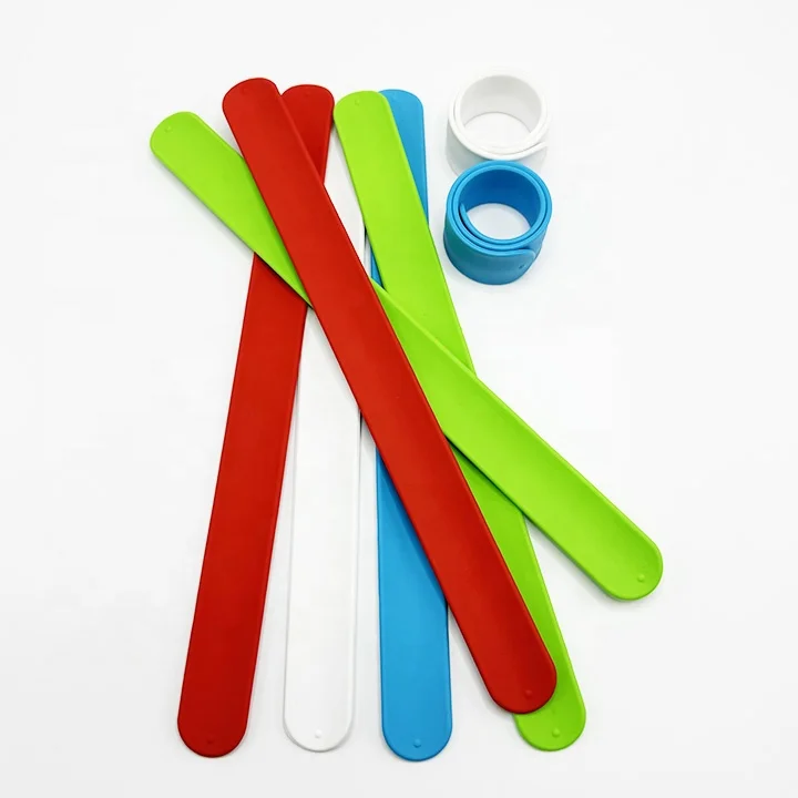 Manufacturer Custom Silicone Slap Band Wrap Slap Bands For Kids Led Children Slap Band Watch Flashing