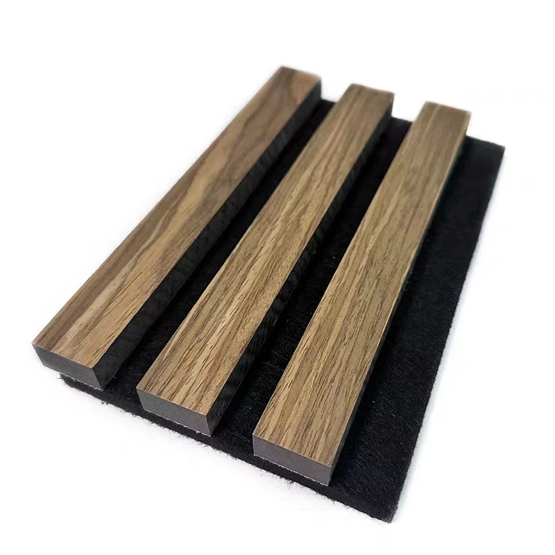 Solid wood sound-absorbing grille  great wall board polyester fiber flame retardant concave and conex wall panel
