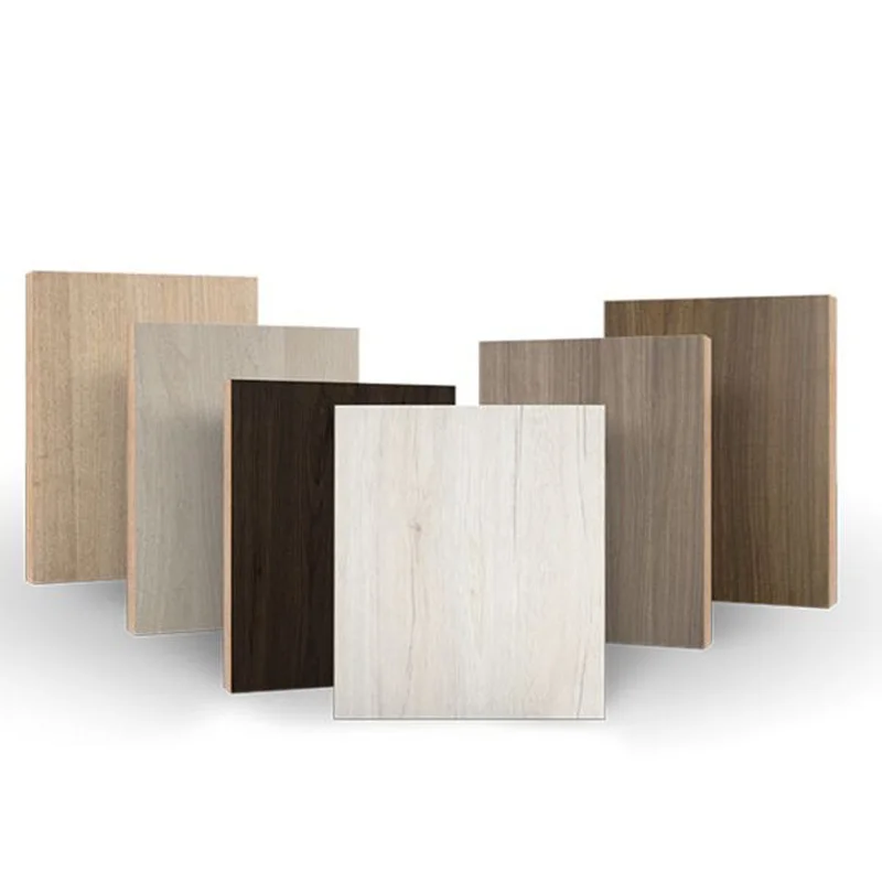 Rongxin Cheap 1220x2440 melamine mdf E0 Glue Wooden veneer MDF HDF For Hotel