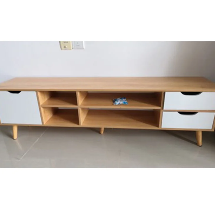 Wholesale Customized Size Living Room Furniture Storage Wooden Modern Tv Stand