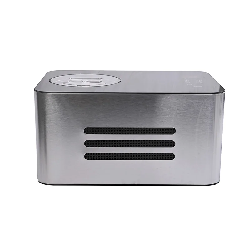 Top Quality Light Duty 1.5L Home Use Self Chilling Ice Cream Maker Machine Soft And Hard Taste With Compressor