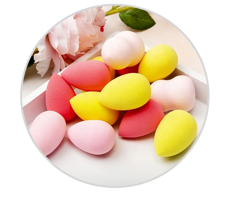 Matgicol Cosmetic Tools Latex Free Hydrophilic Mini Makeup Sponge For Topical Use