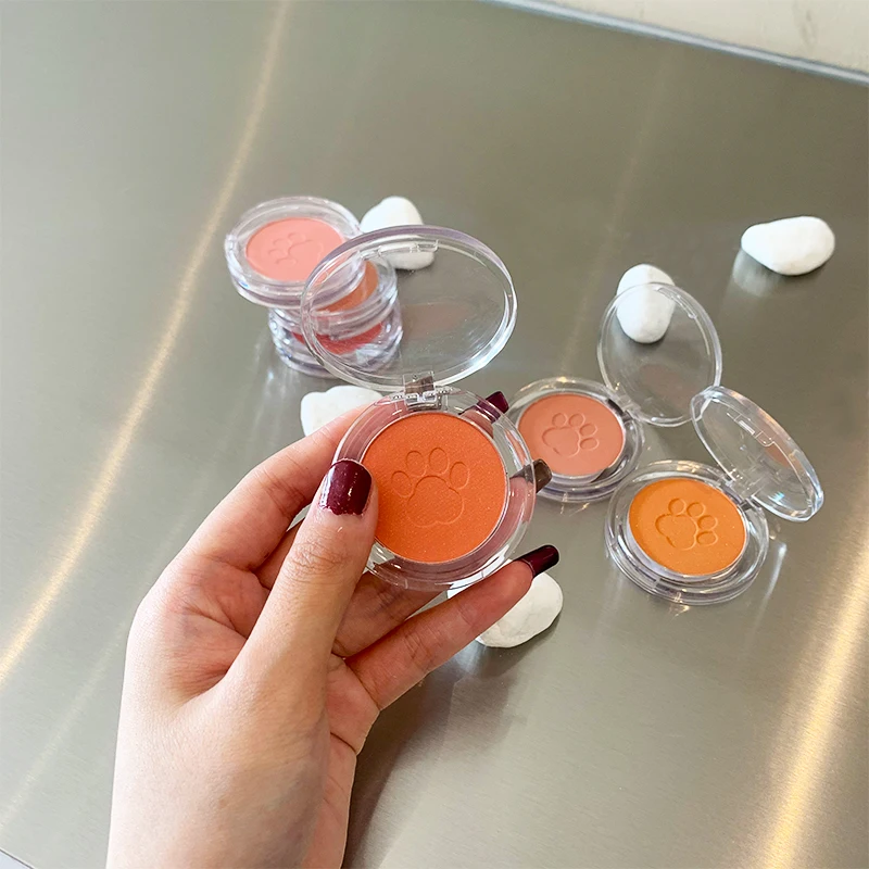 
Private Label Contour Blusher Make Brand Makeup Blusher For Facial Blush OEM Heart Blush Palette 