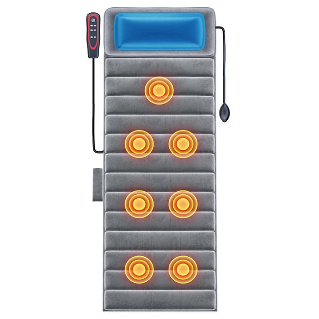 Therapy Mattress Air Acupressure Body Electric Shiatsu 12 Nodes Massage Mat Mattress