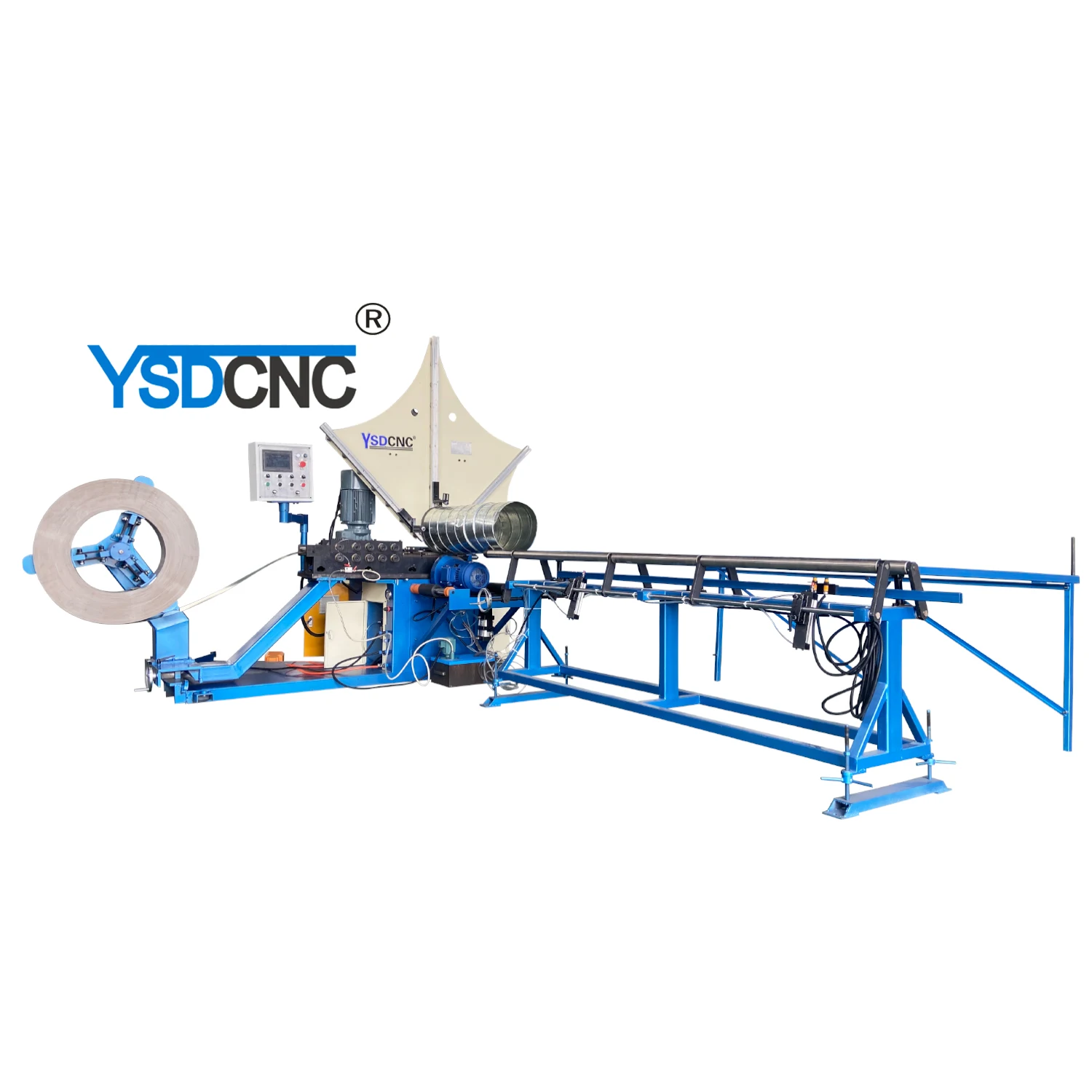 YSD-85/1500 China Supplier Duct Spiral Tube Forming Machine for Sales