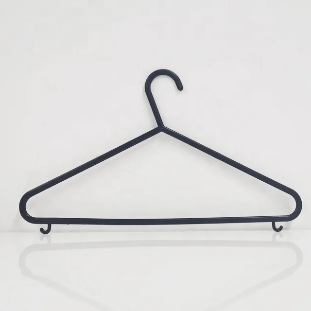 Factory Sell Cheaper Price Black Color Adult Suit Hanger Strong Plastic Clothes Dress Hanger