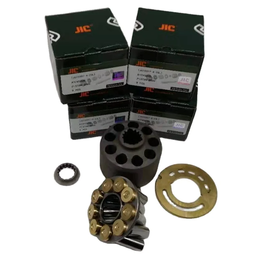 Korea JIC A10VS028 Hydraulic Pump Spare Parts Cylinder Block Valve Plate Piston Shoe Set Plate Ball Guide