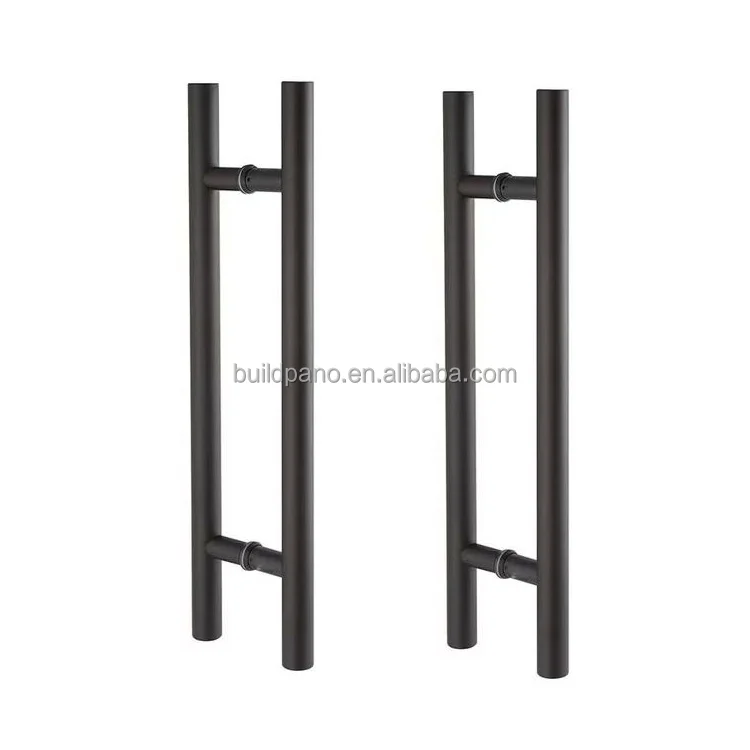 600MM Satin Nickel Ladder Push Pull Handle Interior SUS 304 Stainless Steel Modern Door Handle for Commercial Glass Door