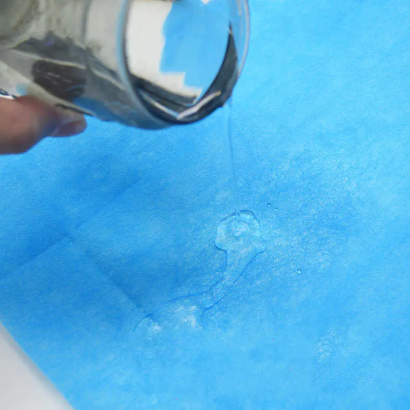 disposable waterproof bed sheet  massage bed sheet disposable bed sheet for beauty salon blue 150*200 30 pieces/bag