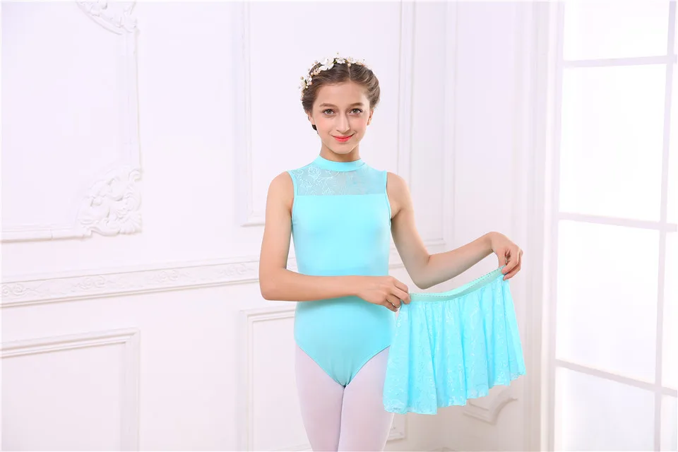 
Custom Made Short Sleeve Mesh Ballet Dance Leotard Clothes girls ballet leotards with skirt 