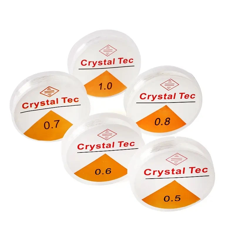 0.4-1mm Stretchy Crystal Tec Elastic Cord Thread Jewelry Accessories Korea Beading Line Fit Beads DIY Bracelets Necklace Jewelry