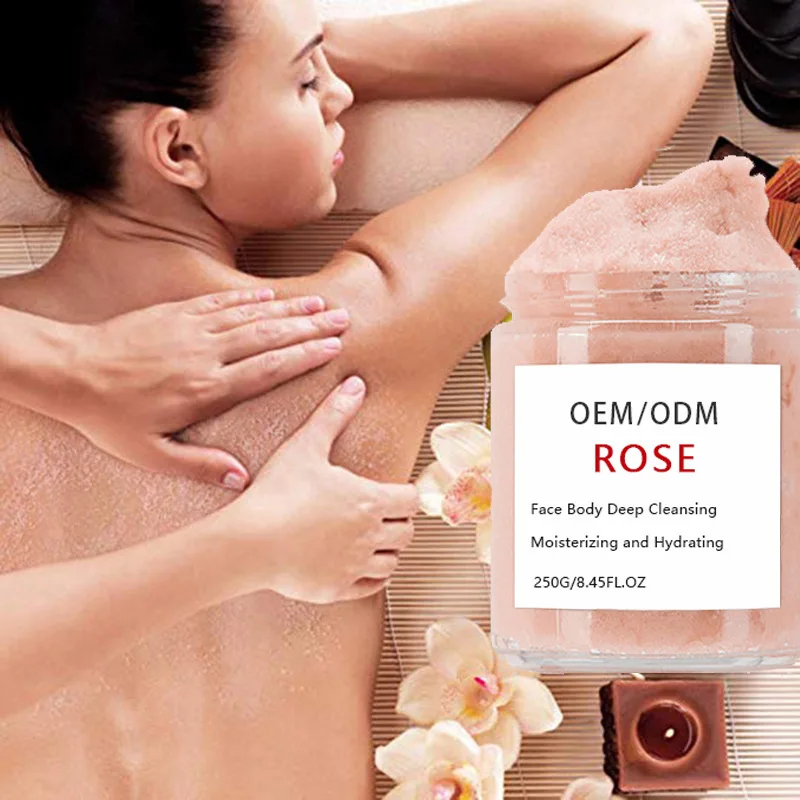 Scrub Whole Body Whitening Scrub Exfoliating Plant Private Label Organic Sea Salt Scrub