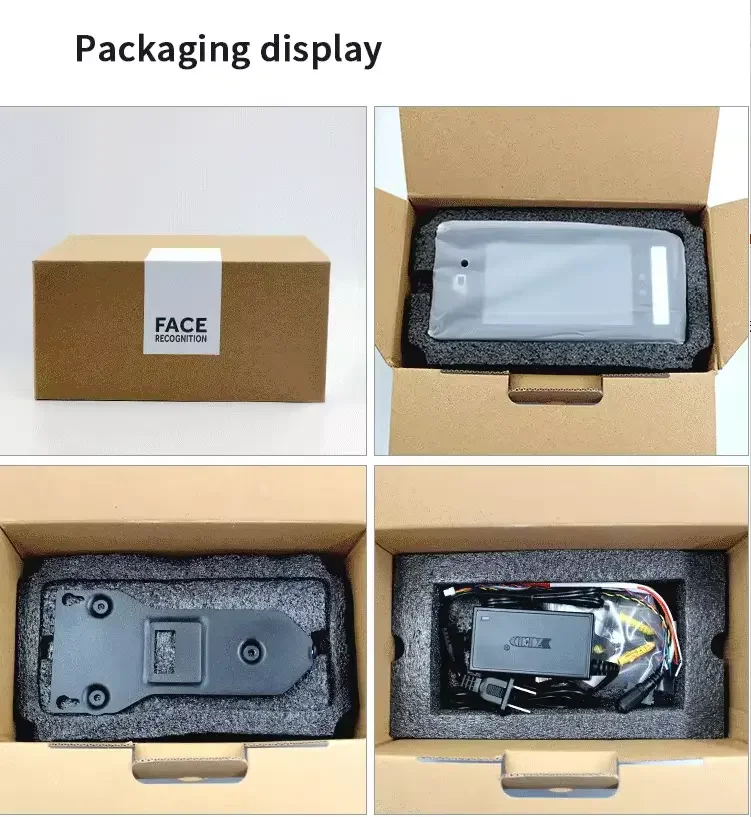 5 inch Face Card Time Attendance&Access control Terminal TCP/IP Cloud Biometric Recognition