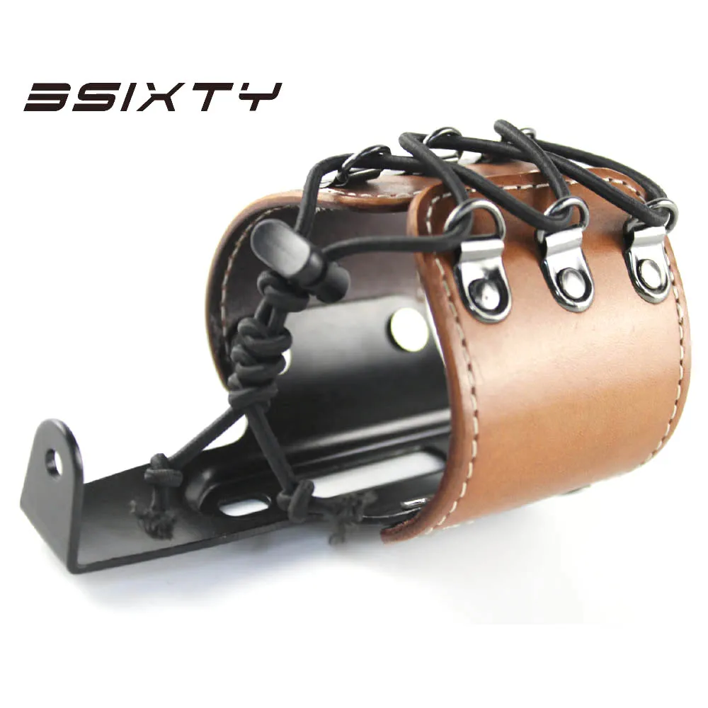  Genuine Leather Water Holder Bottle Cages for Road Bicycle & Brompton