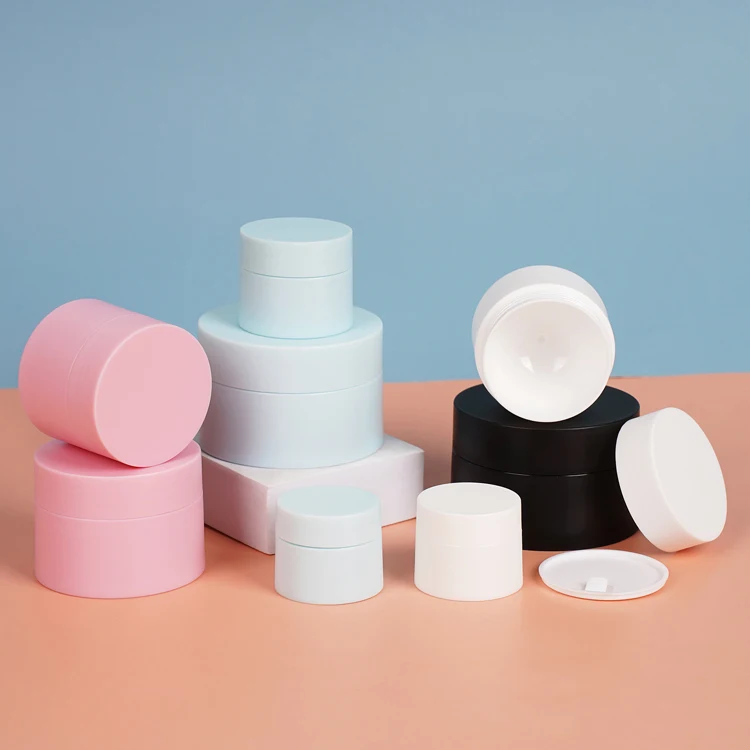 Customization Colors BB Cream Container Jar Skincare Jar Cosmetic Plastic Packaging PP Body Butter Cream Jar