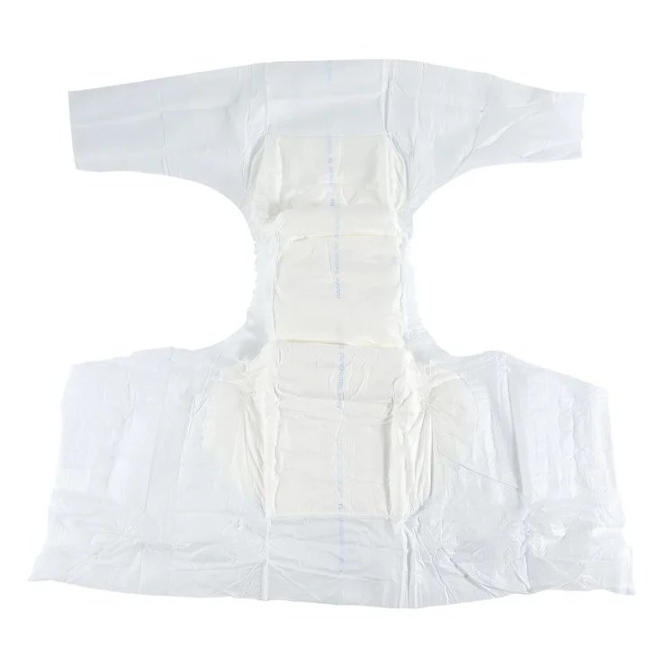 China Factory Wholesale Disposable  Adult Diaper with Magic Tape