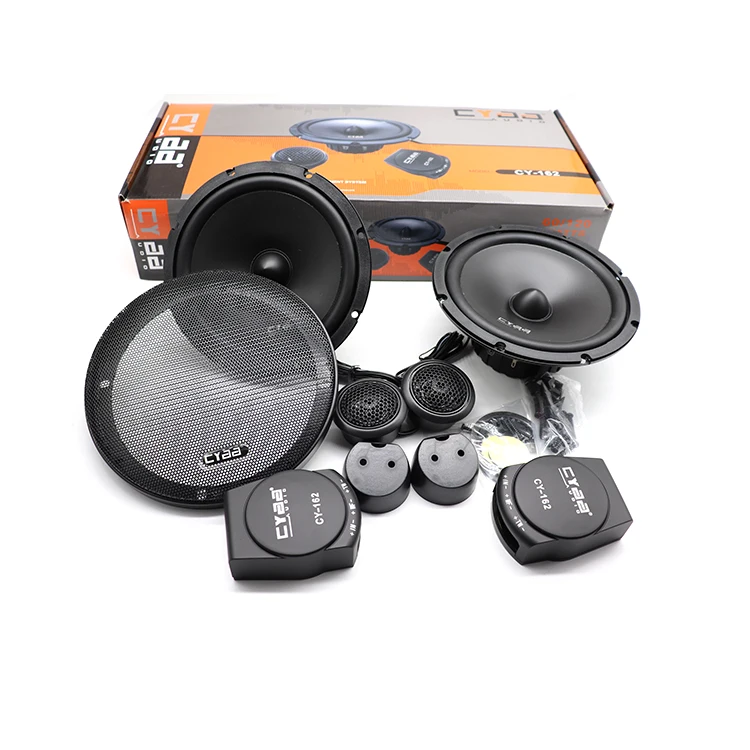 High performance 2-way car audio speaker 4 ohms max.120W car component speaker 6.5 inch