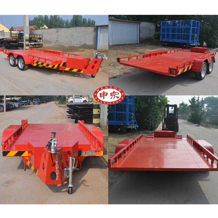 2.5t Transport Trailer Car Trailer Mini Excavator Trailer