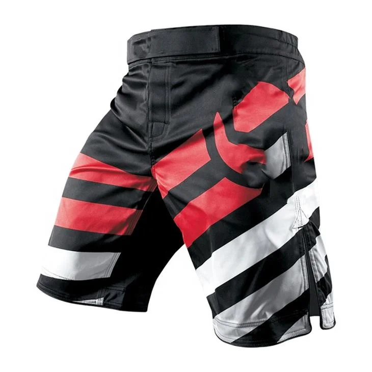 Full sublimation 100% polyester pattern compression fight sprawl custom mma shorts