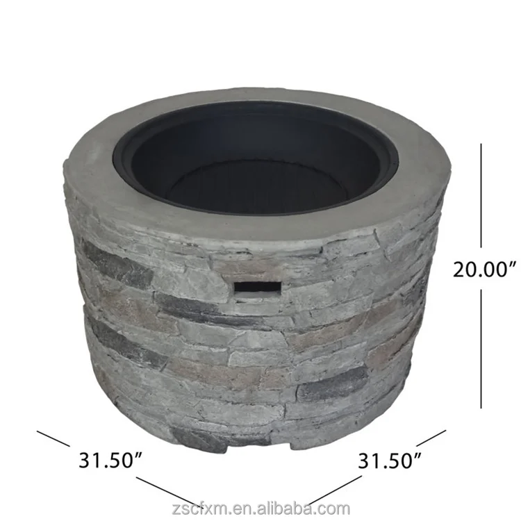 Own Mgo Fire Pit Stove Design Charcoal Burning Round Design Outdoor Wood Bbq Burning Fire Pit