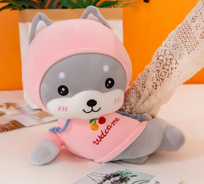 BSCI Factory Cute Husky Plush toys Stuffed Dog Toys