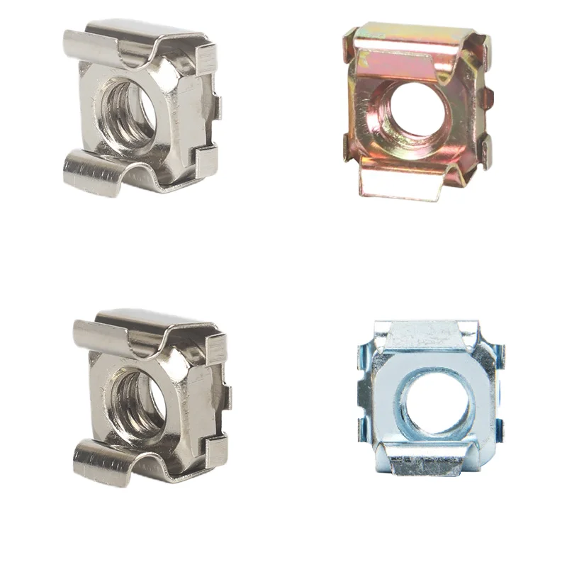 DIN557 304 Stainless Steel Snap Cage Nut for Cabinet Motor & Floating Nut Zinc Plated with Galvanized Finish Mining Applications