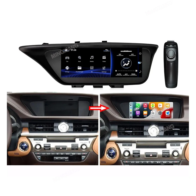 Android Car Stereo Multimedia Video DVD GPS Player For LEXUS ES ES250 ES300 ES350 ES300H 2013-2017 With Navigation WiFi
