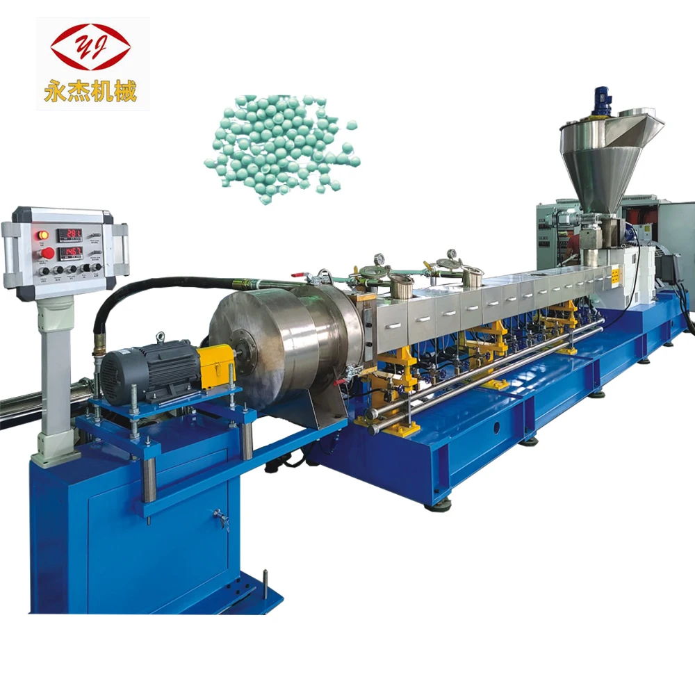 PE PP Calcium Carbonate High Filler Master Batch Machine Twin Screw Extruder