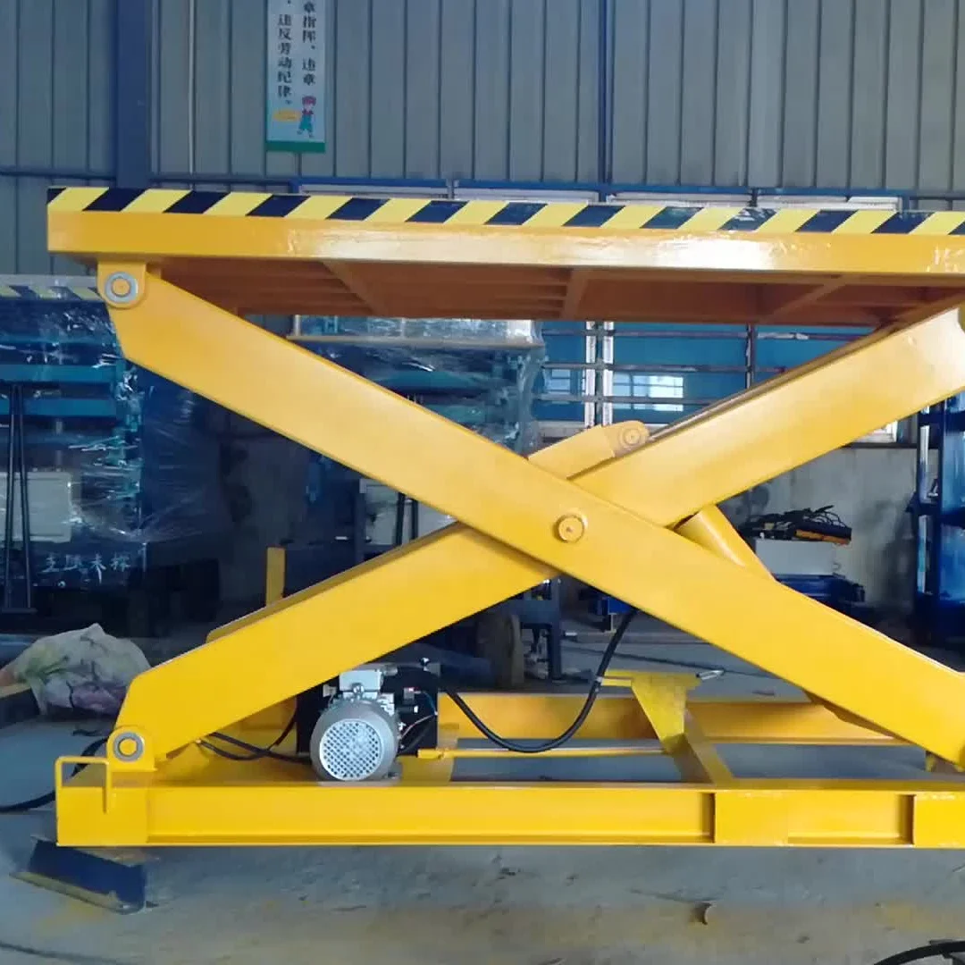 1.6M 5Ton 10000kg customizable warehouse goods lift hydraulic garage scissor loading dock lift for sale