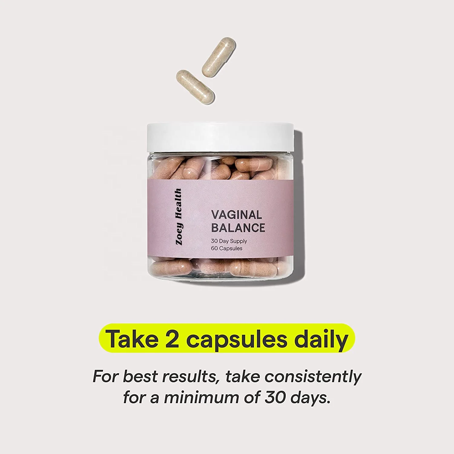 Vaginal Balance Capsules Natural Vaginal Health and Urinary Tract Supplement with Cranberry,Probiotics,Garlic and More