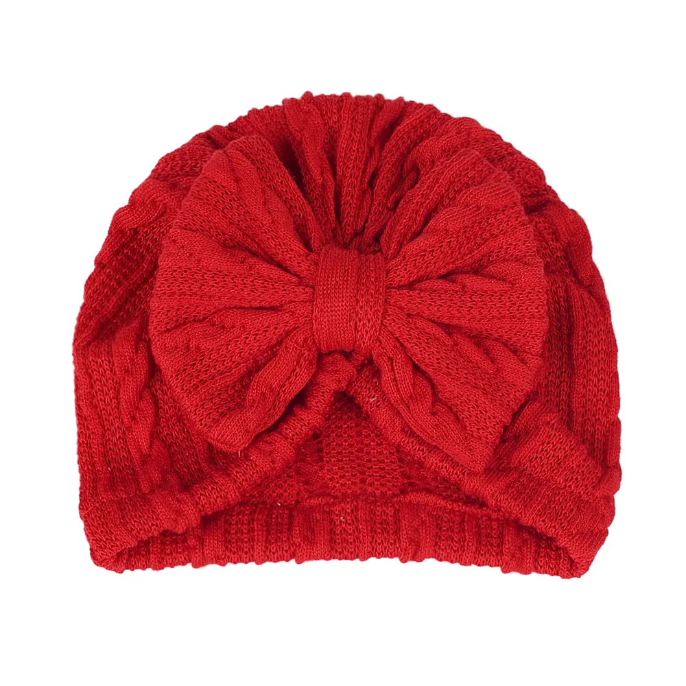 Infant Baby Girls Knot Hat  Newborn Spring Autumn Cute Princess Baby Girl Headwraps