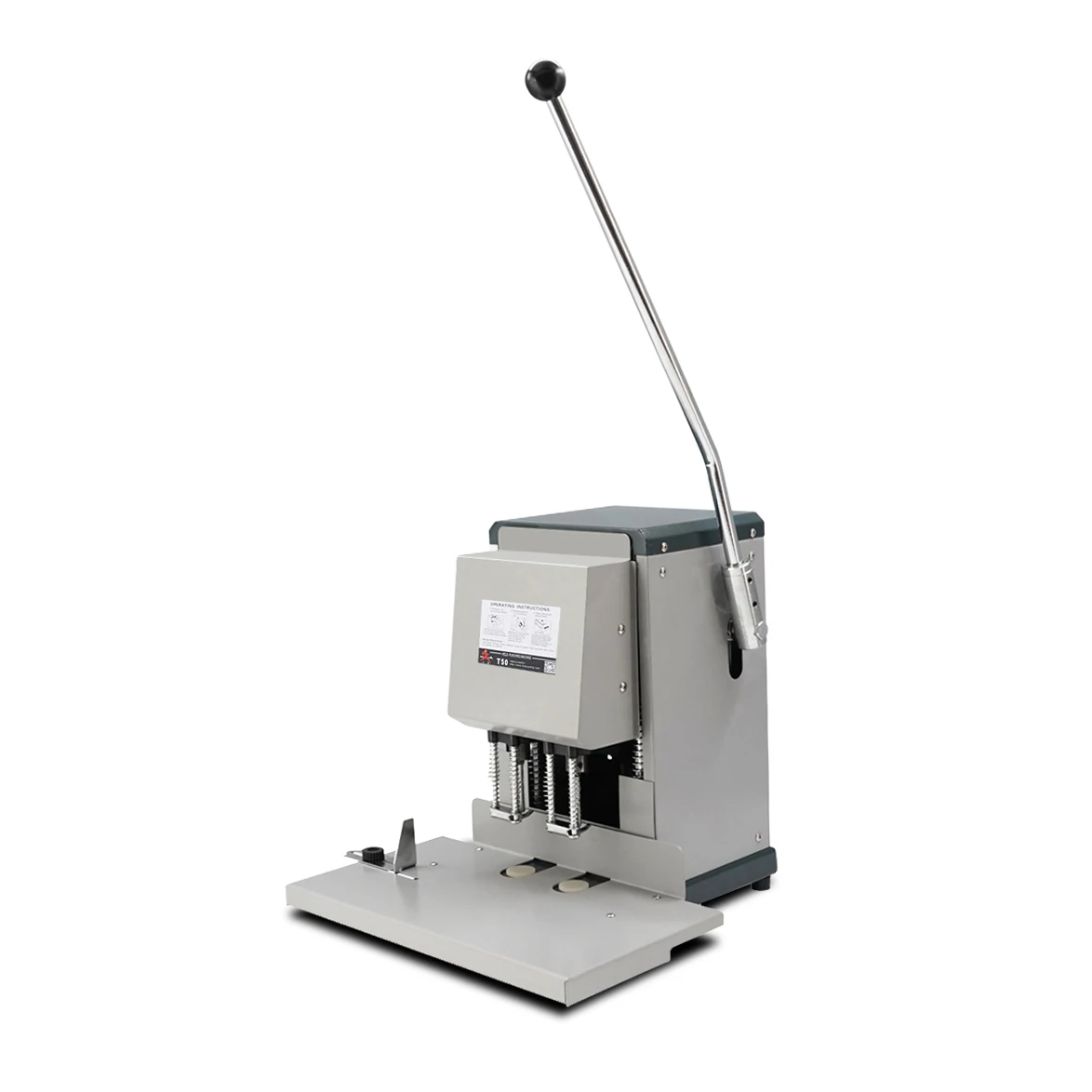 Электрическая машина для сверления бумаги с двумя отверстиями T50 двойной шпиндель дырокол