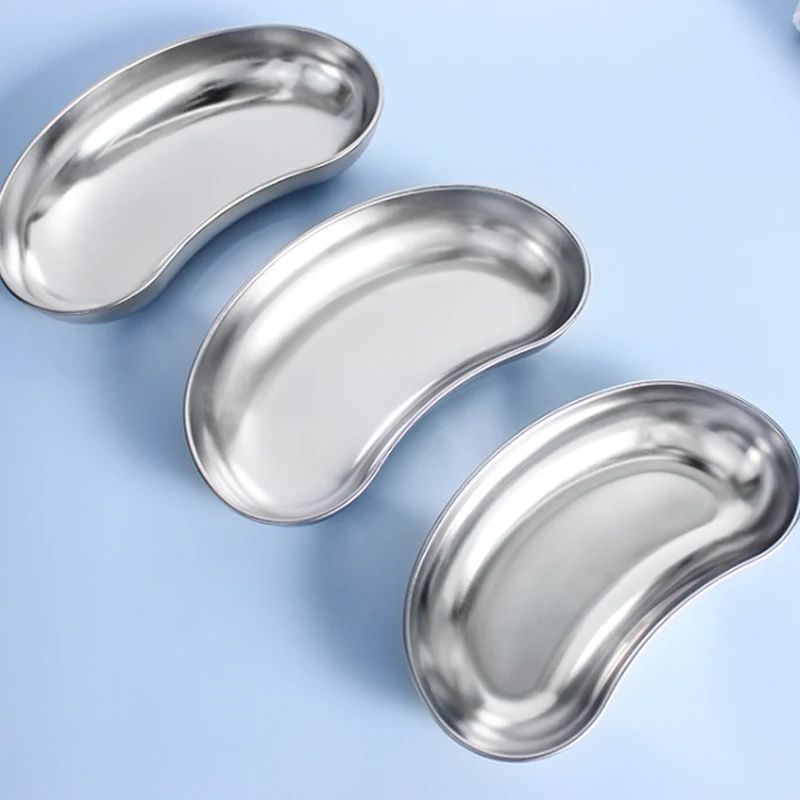 High Quality Surgical Instruments Hospital Kidney Trays Stainless Steel Quality Medical Hollow Ware Bean Tray