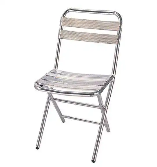 Manufacturers hot sell modern outdoor garden Double-tube Aluminum Plate backrest chair with armrest