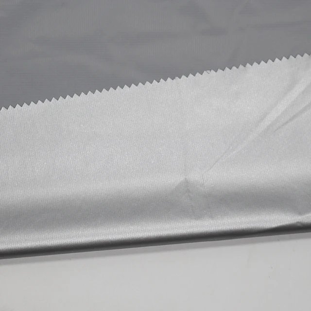 Nylon 100% with pu silver coating sport woven fabric for sauna suit/sweat clothes/ourdoor wear