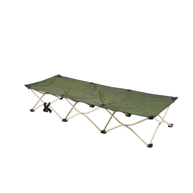 space-saving  rest folding bed outdoor camping cot easy-openning foldable bed