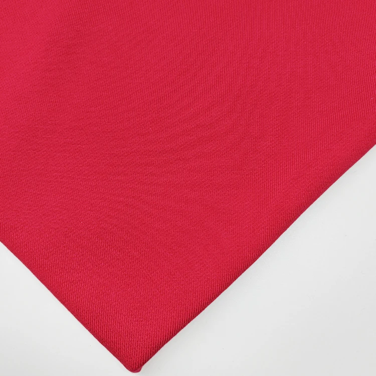 Factory Wholesale Knitted Terry Cloth Fabric , Solid 100% Cotton Fleece Material Terry Fabric For Hoodies/