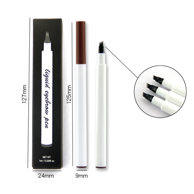 Wholesale cheap customized logo easy remove long lasting water proof eye brow