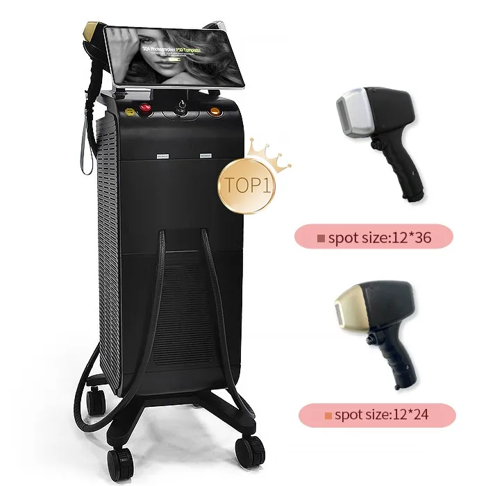 Upgrade Ice Titanium Diode Hair Removal Machine Laser Platinum 755 1064 808 3 wavelength Depilacion Laser Hair Remover